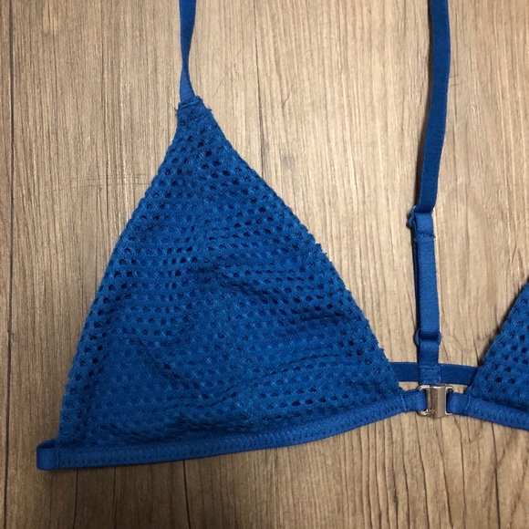 Free People Intimately Lace Bra Small Blue NWOT - Picture 2 of 6